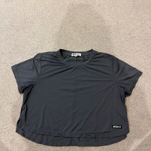 ECHT Gray Crop T-Shirt Relaxed Fit